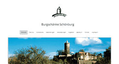 Desktop Screenshot of burg-schoenburg.de